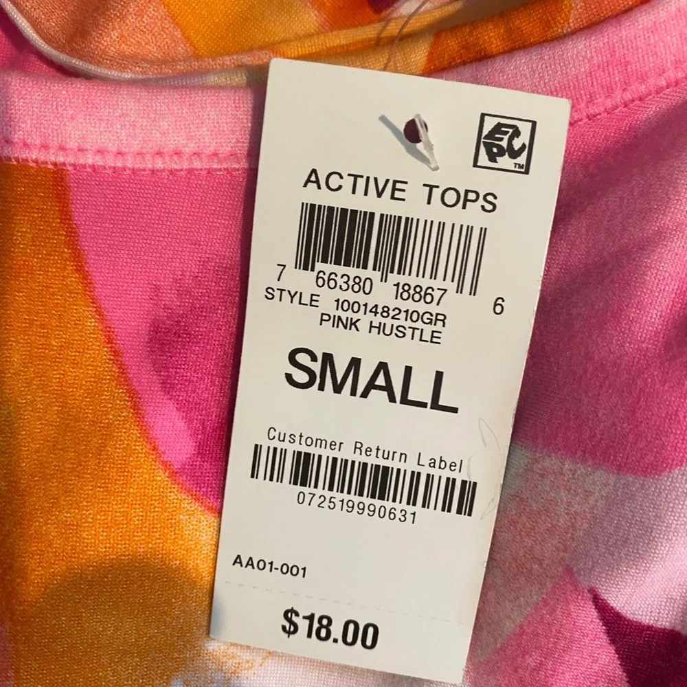 NWT Girl's Ideology Floating Petal Pattern Tank Size Small - Picture 5 of 5